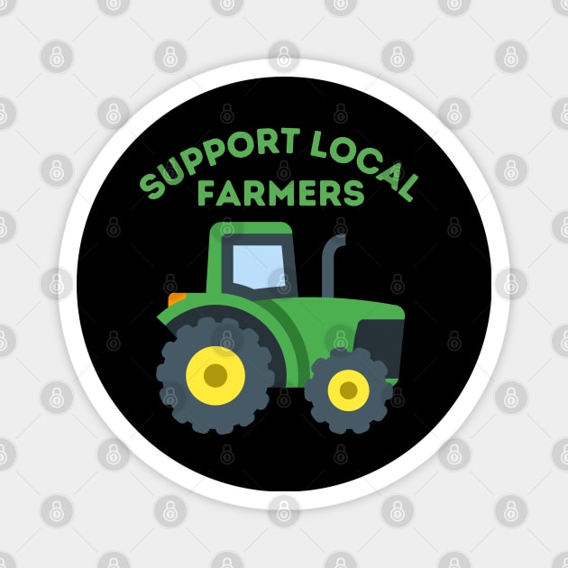 Support Local Farmers Magnet by MtWoodson